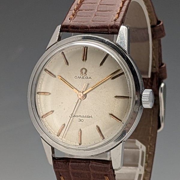 約 1963 年歐米茄海馬系列 Ref135.007-63 男士機械腕錶 Cal286 運作良好